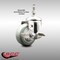 Service Caster 3 Inch 316SS Gray Polyurethane Swivel 1/2 Inch Threaded Stem Caster with Brake SCC-SS316TS20S314-PPUB-TLB-121315 - alternate 2